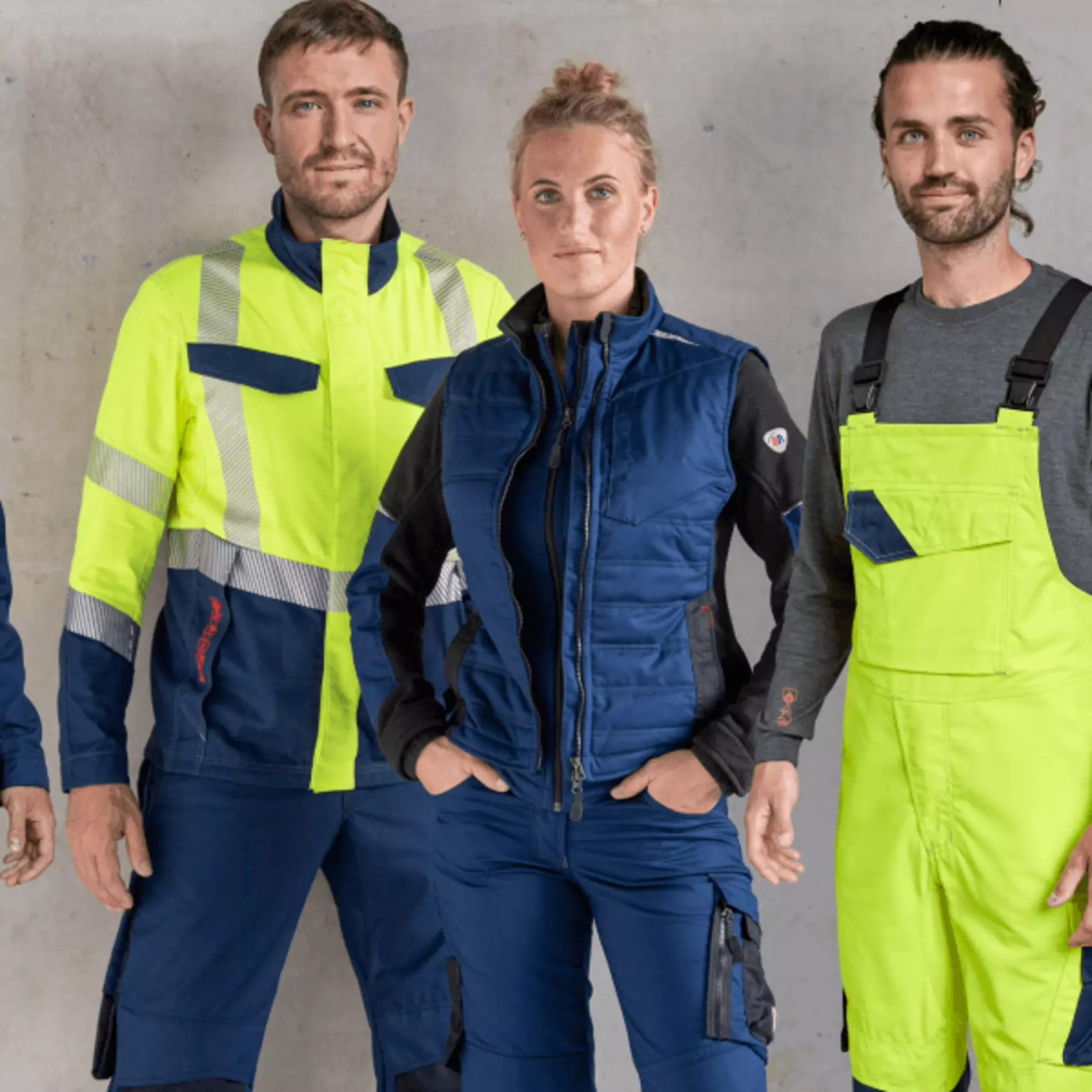Berufbekleidung / Mietberufsbekleidung / Textilleasing mit Warnschutz